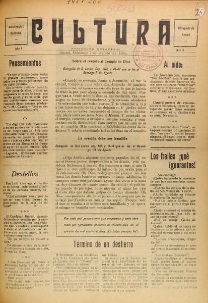Cultura (Ancud, Chile : 1938)
