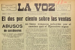 La Voz (Santiago, Chile : 1935)