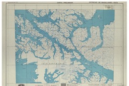 Estrecho de Magallanes 5323 : carta preliminar [material cartográfico] : Instituto Geográfico Militar de Chile.