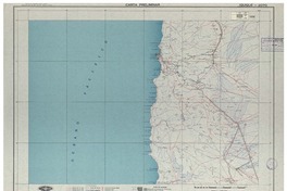 Iquique 2070 : carta preliminar [material cartográfico] : Instituto Geográfico Militar de Chile.