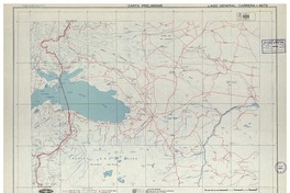 Lago General Carrera 4672 : carta preliminar [material cartográfico] : Instituto Geográfico Militar de Chile.