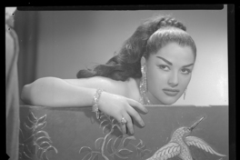 [Nancy Santander, vedette de la Compañía de Revistas Bim Bam Bum]