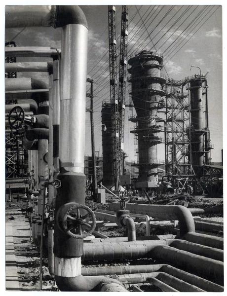 Refinería de Concón en construcción