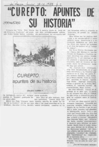 "Curepto, apuntes de su historia"  [artículo] Oscar Ramírez Merino.