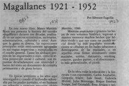 Magallanes 1921-1952