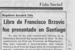 Libro de Francisco Berzovic fue presentado en Santiago