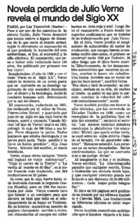 Novela perdida de Julio Verne revela al mundo del Siglo XX