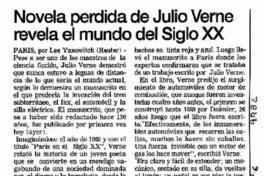 Novela perdida de Julio Verne revela al mundo del Siglo XX
