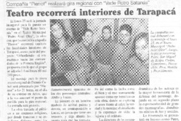 Teatro recorrerá interiores de Tarapacá