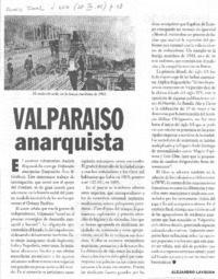 Valparaíso anarquista
