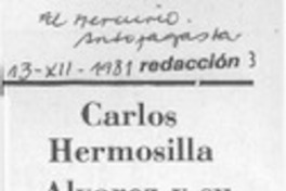 Carlos Hermosilla Alvarez y su "libro-velero"