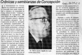 Crónicas y semblanzas de Concepción  [artículo] O. E. B.