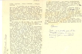 [Carta] [1958?], [México] [a] Doris Dana