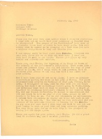 [Carta] 1960 feb. 11, [New York] [a] Radomiro Tomic, Santiago de Chile