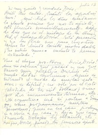 [Carta] [1960?] jul.17, Montevideo, Uruguay [a] Doris Dana, [New York]