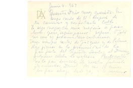 [Carta] 1962 jun. 4, [Montevideo, Uruguay] [a] Doris Dana, [New York]