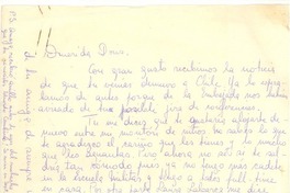 [Carta] [1963?], [Santiago, Chile] [a] Doris Dana [New York]