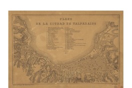 Plano de la ciudad de Valparaíso