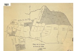 Plano de la Colonia de Purén de 1898 Plano de la Colonia de Purén de 1898