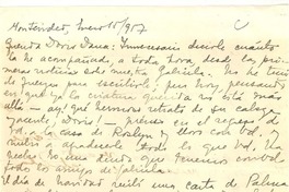 [Carta] 1957 ene. 15, Montevideo, Uruguay [a] Doris Dana, [New York]