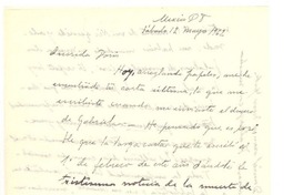 [Carta], 1962 may. 12, México [a] Doris Dana, [New York]