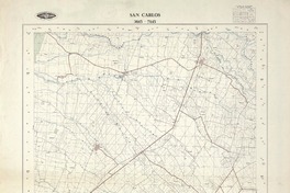 San Carlos 3615 - 7145 [material cartográfico] : Instituto Geográfico Militar de Chile.