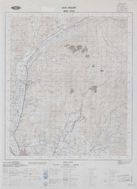 San Felipe 3230 - 7030 [material cartográfico] : Instituto Geográfico Militar de Chile.