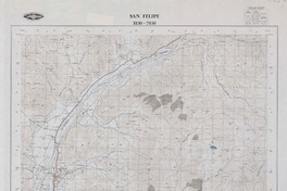 San Felipe 3230 - 7030 [material cartográfico] : Instituto Geográfico Militar de Chile.