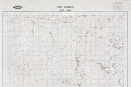 Tres Morros 2815 - 7000 [material cartográfico] : Instituto Geográfico Militar de Chile.