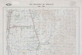 San Francisco de Mostazal 3345 - 7030 [material cartográfico] : Instituto Geográfico Militar de Chile.