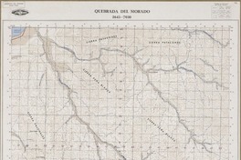 Quebrada del Morado 2645 - 7030 [material cartográfico] : Instituto Geográfico Militar de Chile.