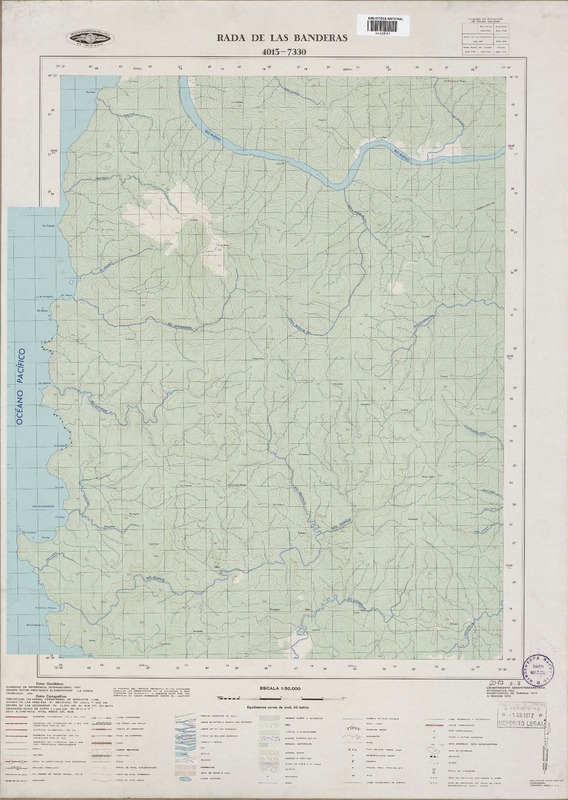 Rada de Las Banderas 4015 - 7330 [material cartográfico] : Instituto Geográfico Militar de Chile.