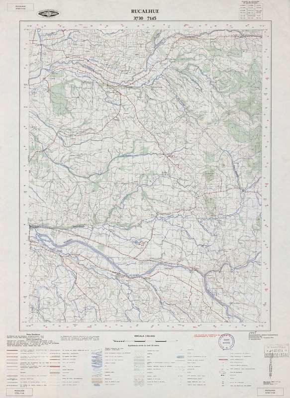 Rucalhue 3730 - 7145 [material cartográfico] : Instituto Geográfico Militar de Chile.