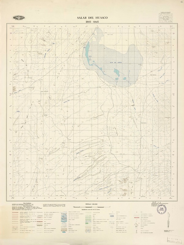 Salar del Huasco 2015 - 6845 [material cartográfico] : Instituto Geográfico Militar de Chile.