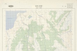 San José 4645 - 7220 [material cartográfico] : Instituto Geográfico Militar de Chile.