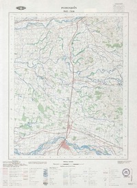 Pitrufquén 3845 - 7230 [material cartográfico] : Instituto Geográfico Militar de Chile.