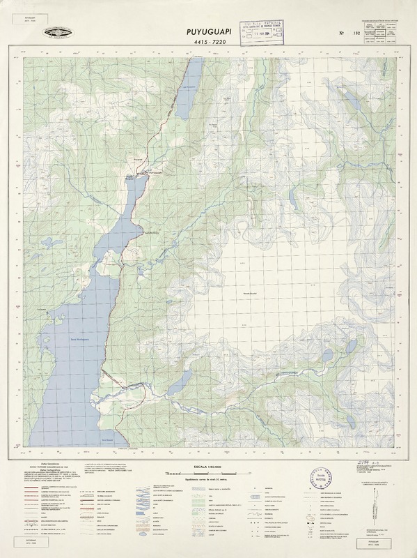Puyuguapi 4415 - 7220 [material cartográfico] : Instituto Geográfico Militar de Chile.