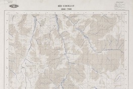 Río Chollay 2900 - 7000 [material cartográfico] : Instituto Geográfico Militar de Chile.