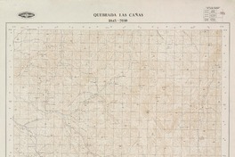 Quebrada Las Cañas 2845 - 7030 [material cartográfico] : Instituto Geográfico Militar de Chile.