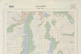Lago Quetru 4800 - 7300 [material cartográfico] : Instituto Geográfico Militar de Chile.
