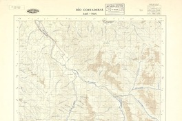 Río Cortaderal 3415 - 7015 [material cartográfico] : Instituto Geográfico Militar de Chile.