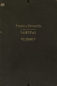 Estudio de una casa de máquinas para 25 locomotoras con todos sus accesorios Jorje Alessandri R.