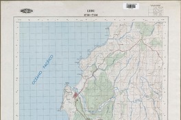 Lebu 3730 - 7330 [material cartográfico] : Instituto Geográfico Militar de Chile.