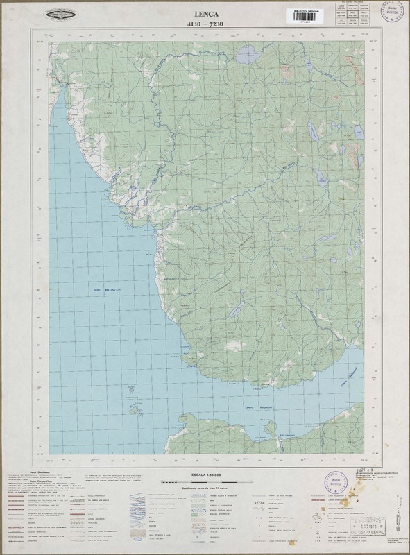 Lenca 4130 - 7230 [material cartográfico] : Instituto Geográfico Militar de Chile.