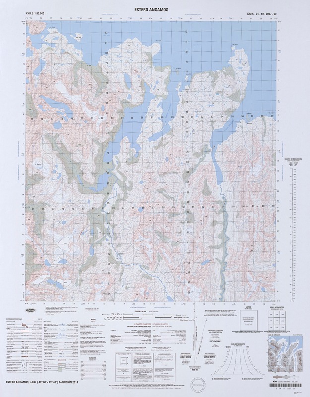Estero Angamos  [material cartográfico] Instituto Geográfico Militar.