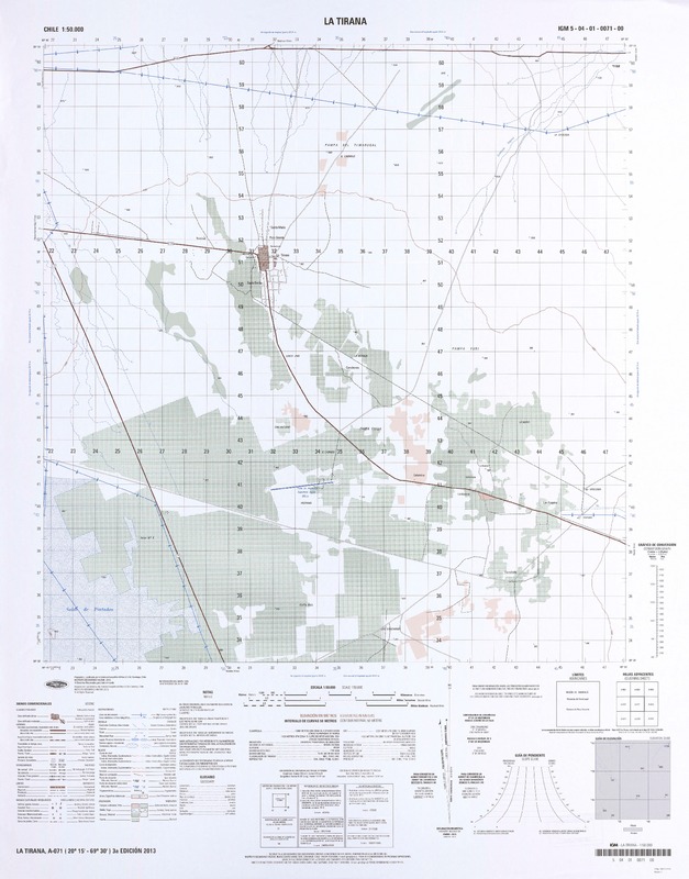 La Tirana  [material cartográfico] Instituto Geográfico Militar.