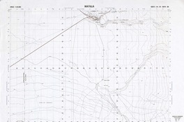 Matilla (20°30'-69°15') [material cartográfico] : Instituto Geográfico Militar de Chile