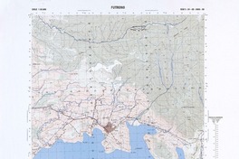 Futrono (40° 00' - 72° 15')  [material cartográfico] preparado y publicado por el Instituto Geográfico Militar.