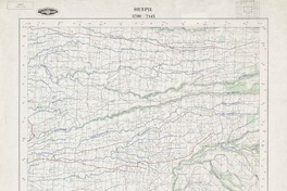 Huepil 3700 - 7145 [material cartográfico] : Instituto Geográfico Militar de Chile.