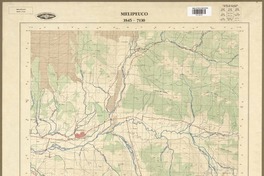 Melipeuco 3845 - 7130 [material cartográfico] : Instituto Geográfico Militar de Chile.